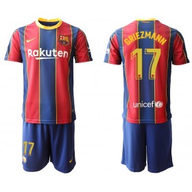 Completo Calcio FC Barcellona Antoine Griezmann 17 Bambino Divisa Prima 2020/2021